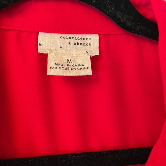 Urban Outfitters Red Blouse - Picture 2 of 2